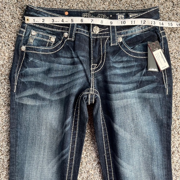 Miss Me Jeans, Rhinestones,  Women's Size 26, New with tags - Picture 12 of 15
